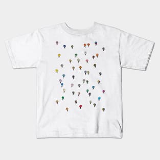 Walking Weather Pattern Kids T-Shirt